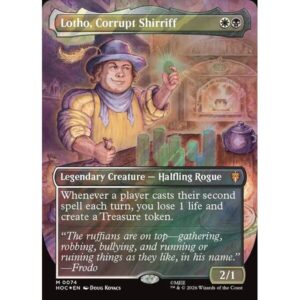 The Hobbit Eternal - 74 - Lotho, Corrupt Shirriff - Mythic - WB - Foil (Front)
