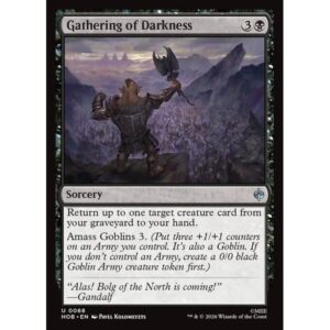 The Hobbit - 68 - Gathering of Darkness - Uncommon - B - Non-foil (Front)