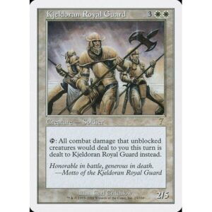 Seventh Edition - 23 - Kjeldoran Royal Guard - Rare - W - Non-foil (Front)