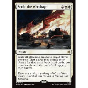 The Hobbit - 26 - Settle the Wreckage - Rare - W - Non-foil (Front)