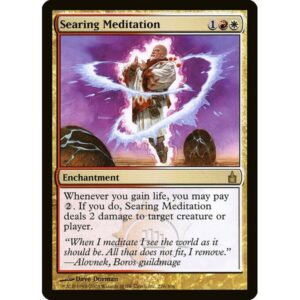 Ravnica: City of Guilds - 226 - Searing Meditation - Rare - WR - Non-foil (Front)