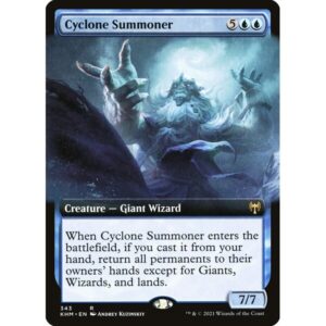 Kaldheim - 343 - Cyclone Summoner - Rare - U - Foil