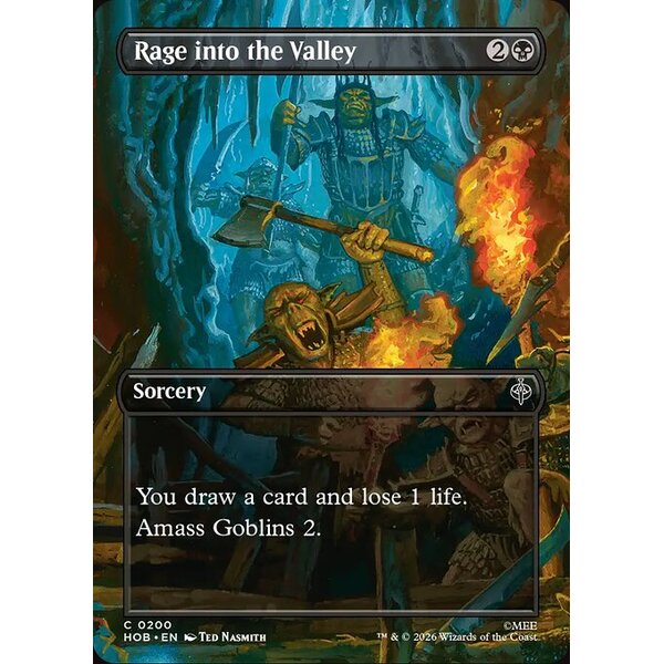 The Hobbit - 200 - Rage into the Valley - Common - B - Non-foil (Front)