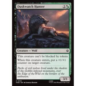The Hobbit - 153 - Duskwatch Hunter - Common - BG - Non-foil (Front)