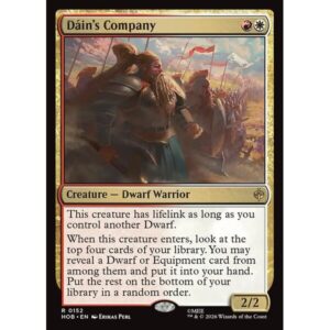 The Hobbit - 152 - Dáin's Company - Rare - WR - Non-foil (Front)