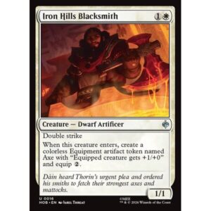 The Hobbit - 16 - Iron Hills Blacksmith - Uncommon - W - Non-foil (Front)