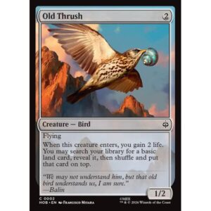 The Hobbit - 2 - Old Thrush - Common - C - Non-foil (Front)