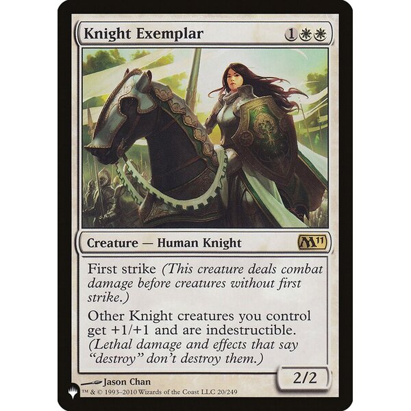 The List - M11-20 - Knight Exemplar - Rare - W - Non-foil