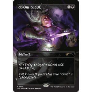Secret Lair Drop - 9990 - Doom Blade - Rare - B - Non-foil - Promo