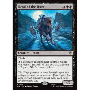 The Hobbit - 75 - Head of the Hunt - Rare - B - Non-foil (Front)