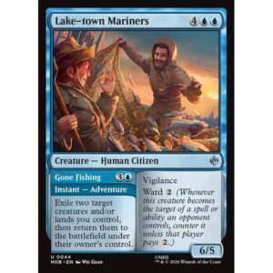 The Hobbit - 44 - Lake-town Mariners // Gone Fishing - Uncommon - U - Non-foil (Front)