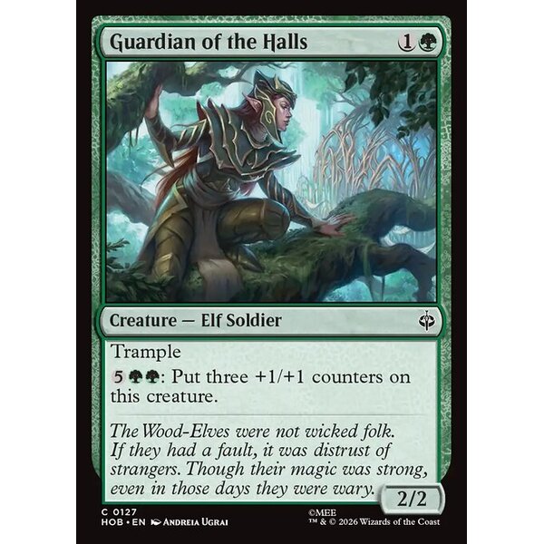 The Hobbit - 127 - Guardian of the Halls - Common - G - Non-foil (Front)