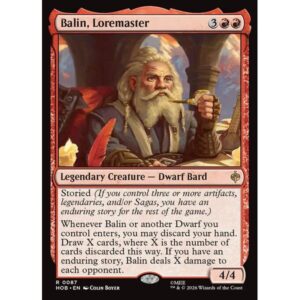 The Hobbit - 87 - Balin, Loremaster - Rare - R - Non-foil (Front)