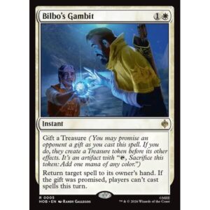 The Hobbit - 5 - Bilbo's Gambit - Rare - W - Non-foil (Front)