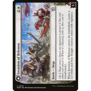 March of the Machine - 20 - Invasion of Belenon // Belenon War Anthem - Uncommon - C - Foil