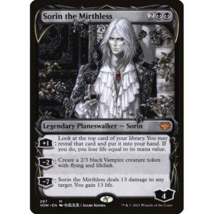Innistrad: Crimson Vow - 297 - Sorin the Mirthless - Mythic - B - Foil