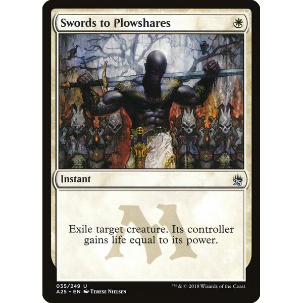 Masters 25 - 35 - Swords to Plowshares - Uncommon - W - Non-foil