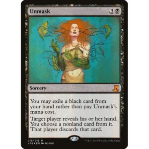 From the Vault: Lore - 15 - Unmask - Mythic - B - Foil (Front)
