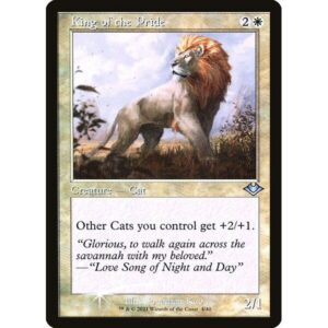 Modern Horizons 1 Timeshifts - 4 - King of the Pride - Uncommon - W - Foil Etched (Front)