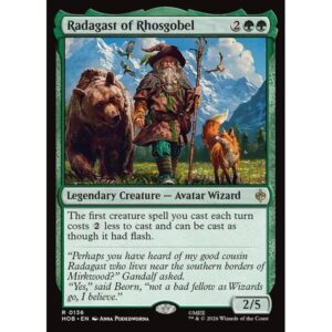 The Hobbit - 136 - Radagast of Rhosgobel - Rare - G - Non-foil (Front)