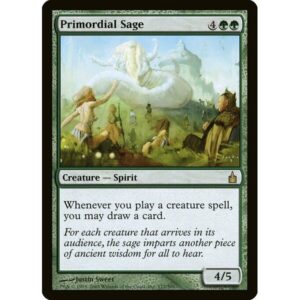 Ravnica: City of Guilds - 177 - Primordial Sage - Rare - G - Non-foil (Front)
