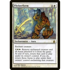 Ravnica: City of Guilds - 18 - Flickerform - Rare - W - Non-foil (Front)