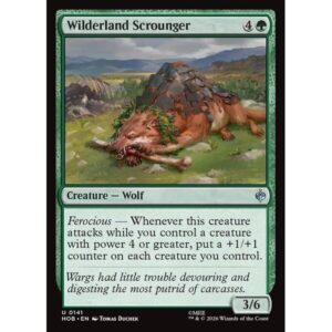 The Hobbit - 141 - Wilderland Scrounger - Uncommon - G - Non-foil (Front)