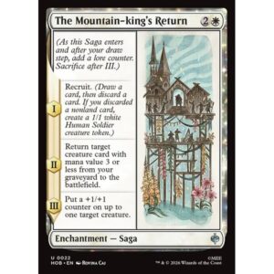 The Hobbit - 22 - The Mountain-king's Return - Uncommon - W - Non-foil (Front)