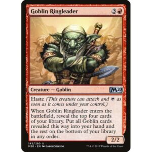Core Set 2020 - 143 - Goblin Ringleader - Uncommon - R - Foil