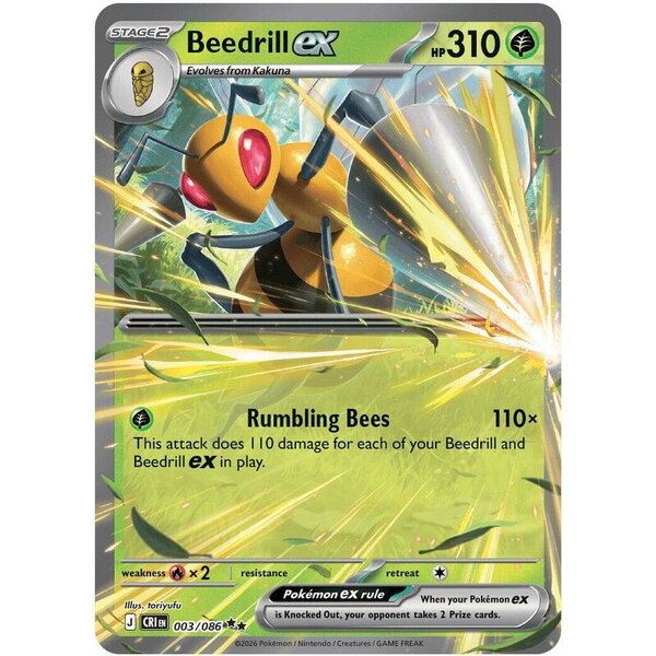 Chaos Rising - 003/086 - Beedrill ex