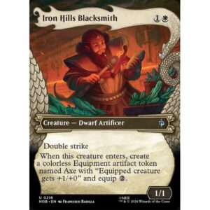 The Hobbit - 216 - Iron Hills Blacksmith - Uncommon - W - Non-foil (Front)