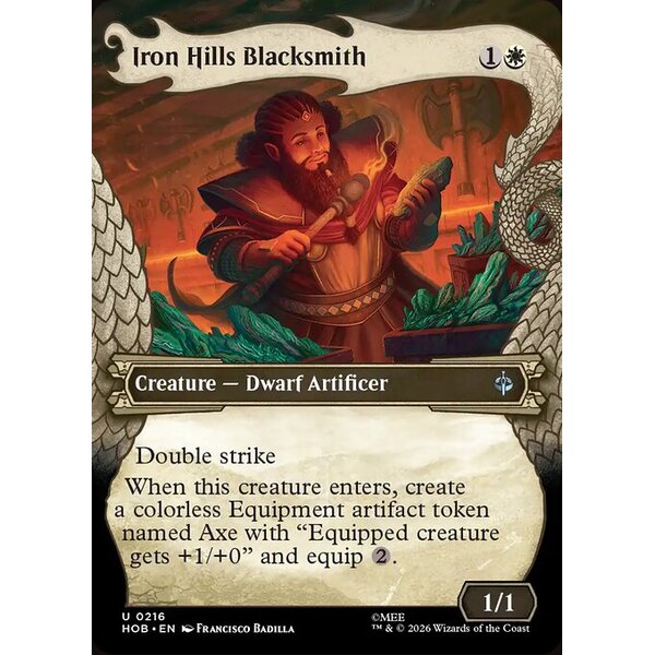 The Hobbit - 216 - Iron Hills Blacksmith - Uncommon - W - Non-foil (Front)