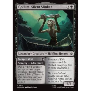 The Hobbit - 71 - Gollum, Silent Slinker // Meager Meal - Common - B - Non-foil (Front)