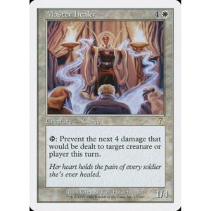 Seventh Edition - 27 - Master Healer - Rare - W - Non-foil (Front)