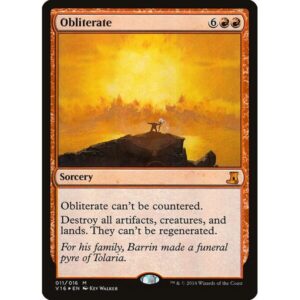 From the Vault: Lore - 11 - Obliterate - Mythic - R - Foil (Front)