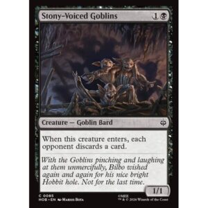 The Hobbit - 85 - Stony-Voiced Goblins - Common - B - Non-foil (Front)