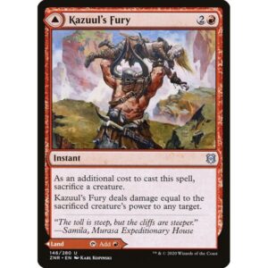 Zendikar Rising - 146 - Kazuul's Fury // Kazuul's Cliffs - Uncommon - C - Non-foil