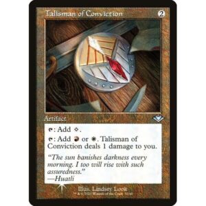 Modern Horizons 1 Timeshifts - 33 - Talisman of Conviction - Uncommon - C - Foil (Front)