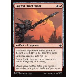 The Hobbit - 108 - Ragged Short Spear - Common - R - Non-foil (Front)