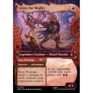 The Hobbit - 227 - Glóin the Mighty // Easy Pickings - Uncommon - R - Non-foil (Front)