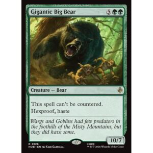 The Hobbit - 126 - Gigantic Big Bear - Rare - G - Non-foil (Front)