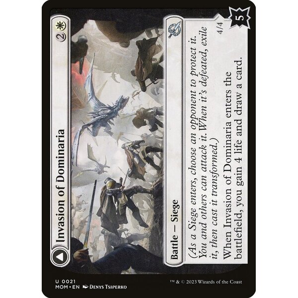 March of the Machine - 21 - Invasion of Dominaria // Serra Faithkeeper - Uncommon - C - Foil