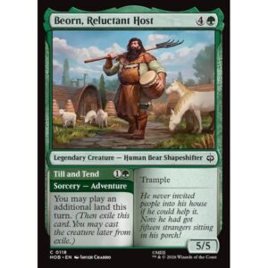 The Hobbit - 118 - Beorn, Reluctant Host // Till and Tend - Common - G - Non-foil (Front)