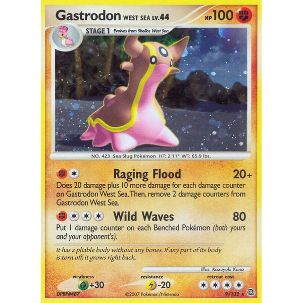 Secret Wonders - 9/132 - Gastrodon West Sea (Moderately Played)