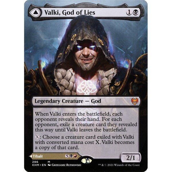 Kaldheim - 286 - Valki, God of Lies // Tibalt, Cosmic Impostor - Mythic - C - Foil
