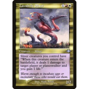 Modern Horizons 1 Timeshifts - 29 - Lavabelly Sliver - Uncommon - WR - Foil (Front)