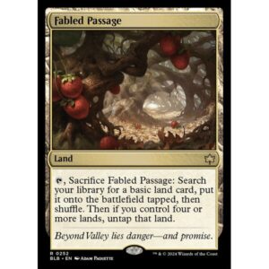 Bloomburrow - 252 - Fabled Passage - Rare - C - Foil