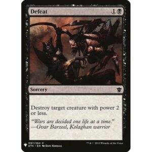 The List - DTK-97 - Defeat - Common - B - Non-foil