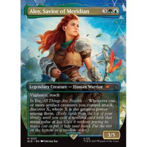 Secret Lair Drop - 2221 - Aloy, Savior of Meridian - Mythic - UG - Non-foil (Front)