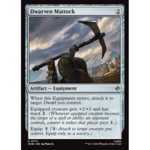The Hobbit - 172 - Dwarven Mattock - Uncommon - C - Non-foil (Front)